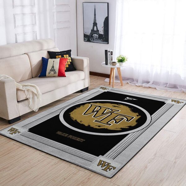 NCAA Wake Forest Demon Deacons Area Rug Athletic Elegance