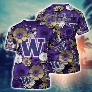 NCAA Washington Huskies 3D T-Shirt…