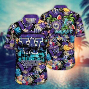 NCAA Washington Huskies Hawaiian Shirt…