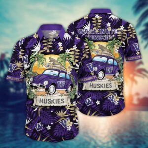 NCAA Washington Huskies Hawaiian Shirt…