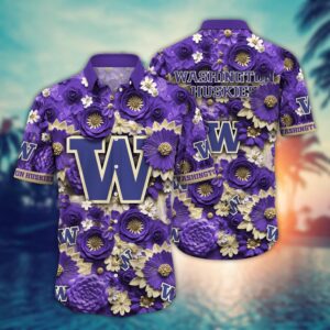 NCAA Washington Huskies Hawaiian Shirt…