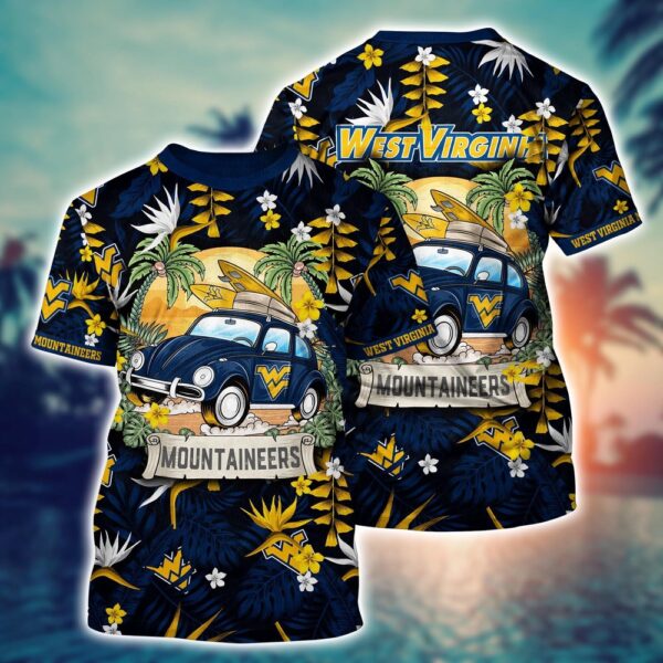 NCAA West Virginia Mountaineers 3D T-Shirt Fashion Fusion Vibes