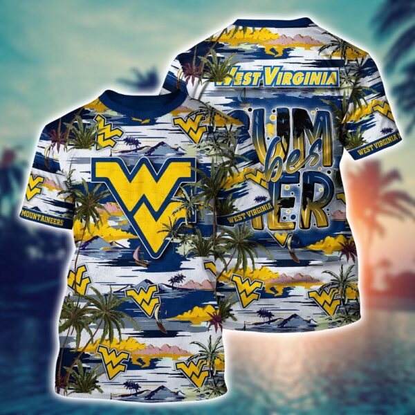 NCAA West Virginia Mountaineers 3D T-Shirt Sporty Elegance Bliss