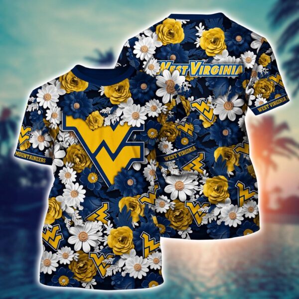 NCAA West Virginia Mountaineers 3D T-Shirt Vogue Blissful Styles