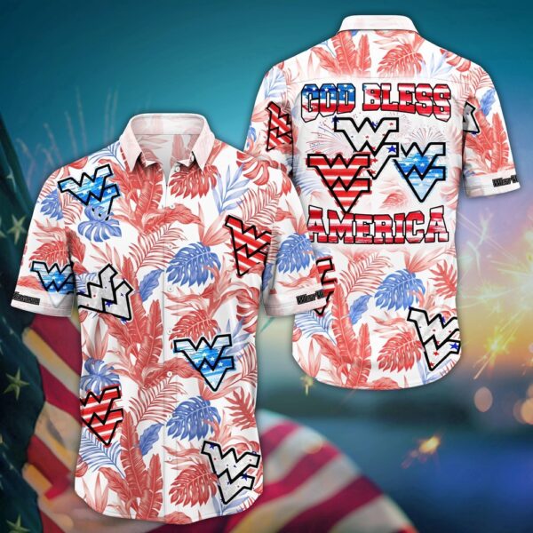 NCAA West Virginia Mountaineers Hawaiian Shirt College Heatwave Aloha For Fans