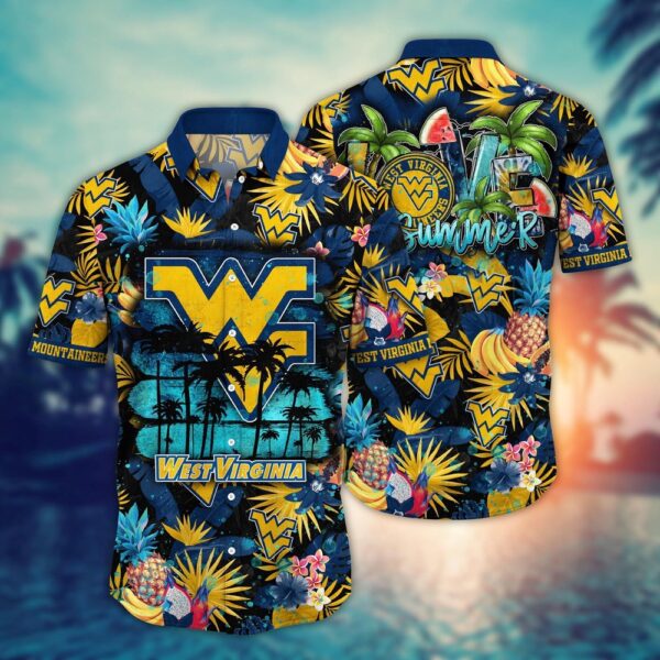 NCAA West Virginia Mountaineers Hawaiian Shirt Island Elegance For Big Fan