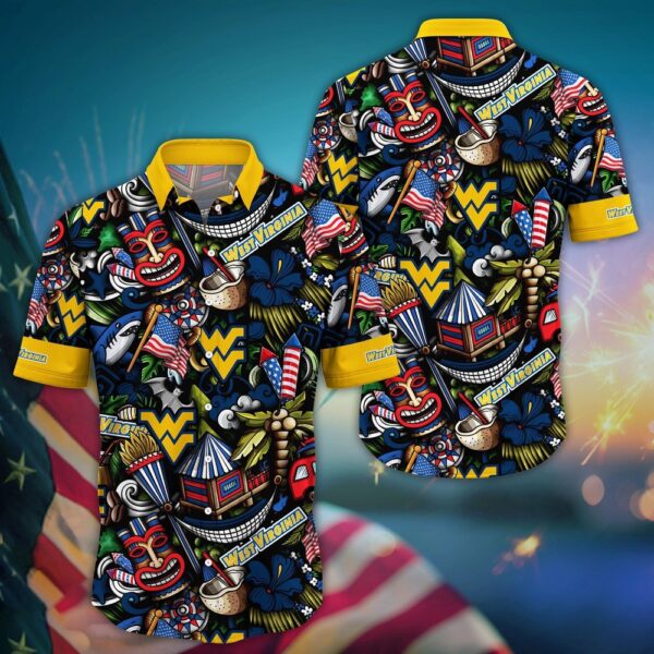 NCAA West Virginia Mountaineers Hawaiian Shirt Spectacular Spirit For Sports Enthusiasts