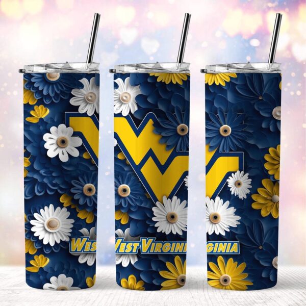 NCAA West Virginia Mountaineers Skinny Tumbler Adventure In Every Sip