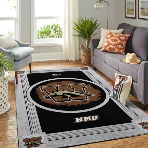 NCAA Western Michigan Broncos Area Rug Athletic Elegance