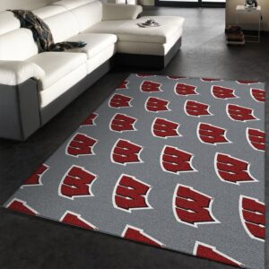 NCAA Wisconsin Badgers Area Rug…