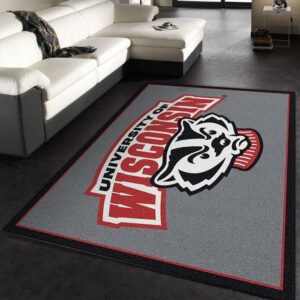 NCAA Wisconsin Badgers Area Rug…