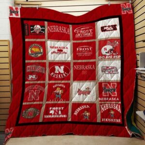 Nebraska Cornhuskers Quilt Blanket Uplifting…