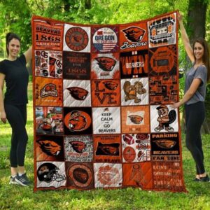 Oregon State Beavers Quilt Blanket Elegant Pride Refuge 1