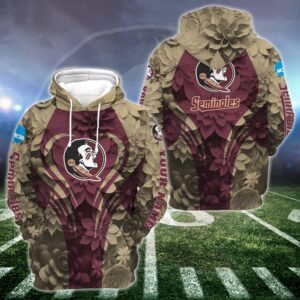 Personalized NCAA Florida State Seminoles Hoodie Leggings Casual Chic Duo Set 1