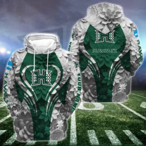 Personalized NCAA Hawaii Rainbow Warriors Hoodie Leggings Casual Chic Duo Set 1