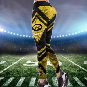 Personalized NCAA Iowa Hawkeyes Hoodie Leggings Casual Chic Duo Set 2