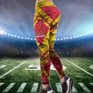 Personalized NCAA MarylTerrapins Hoodie Leggings Casual Chic Duo Set 2