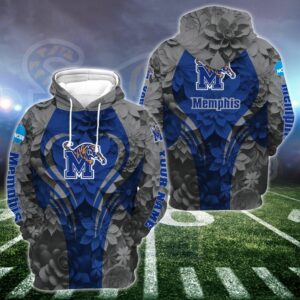 Personalized NCAA Memphis Tigers Hoodie Leggings Casual Chic Duo Set 1