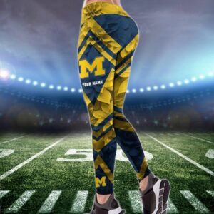 Personalized NCAA Michigan Wolverines Hoodie Leggings Casual Chic Duo Set 2