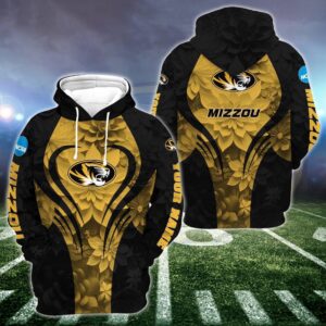 Personalized NCAA Missouri Tigers Hoodie Leggings Casual Chic Duo Set 1