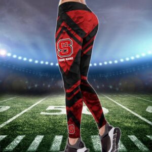 Personalized NCAA NC State Wolfpack Hoodie Leggings Casual Chic Duo Set 2