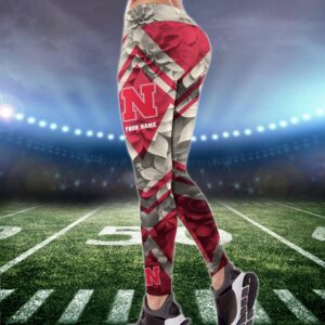 Personalized NCAA Nebraska Cornhuskers Hoodie Leggings Casual Chic Duo Set 2