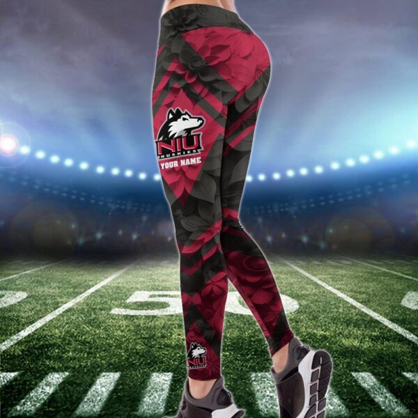 Personalized NCAA Northern Illinois Huskies Hoodie Leggings Casual Chic Duo Set