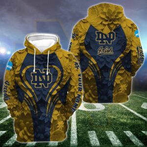 Personalized NCAA Notre Dame Fighting Irish Hoodie Leggings Casual Chic Duo Set 1