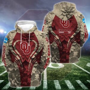 Personalized NCAA Oklahoma Sooners Hoodie Leggings Casual Chic Duo Set 1