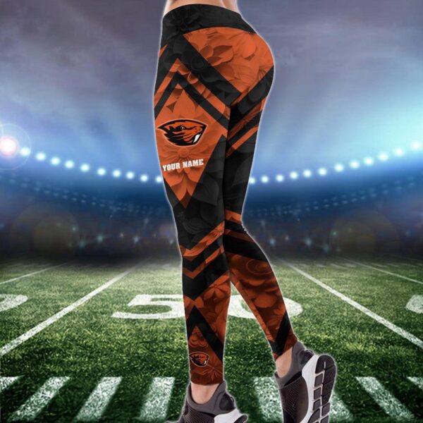 Personalized NCAA Oregon State Beavers Hoodie Leggings Casual Chic Duo Set