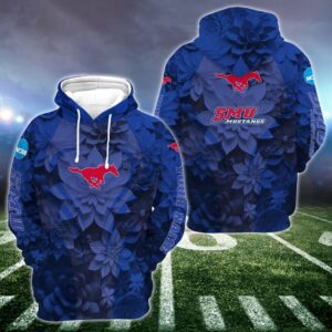 Personalized NCAA SMU Mustangs Hoodie Leggings Casual Chic Duo Set 1