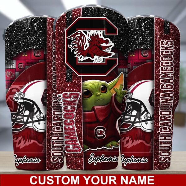 Personalized NCAA South Carolina Gamecocks Skinny Tumbler Campus Pride On Ice