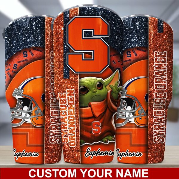 Personalized NCAA Syracuse Orange Skinny Tumbler Streamlined Glory Sips