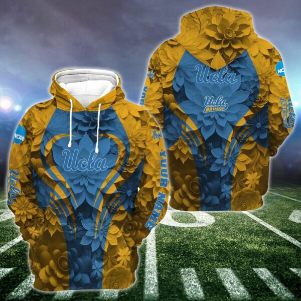 Personalized NCAA UCLA Bruins Hoodie Leggings Casual Chic Duo Set