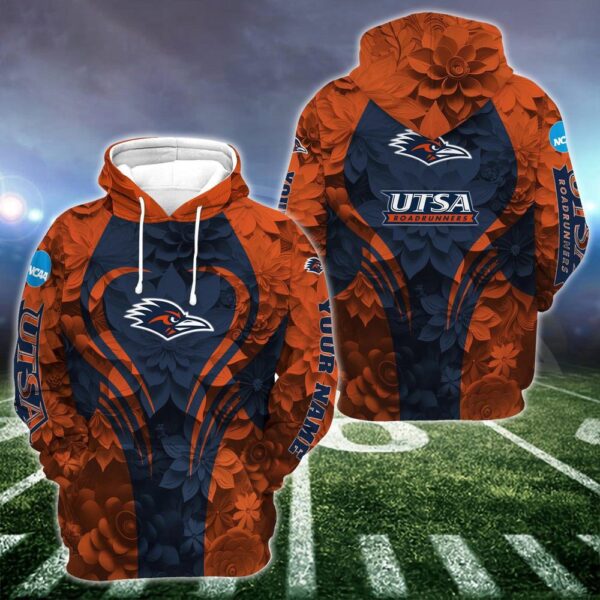 Personalized NCAA UTSA Roadrunners Hoodie Leggings Casual Chic Duo Set