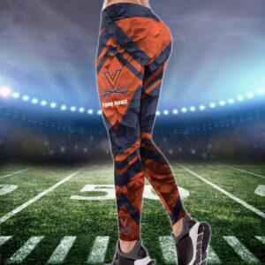 Personalized NCAA Virginia Cavaliers Hoodie Leggings Casual Chic Duo Set 2