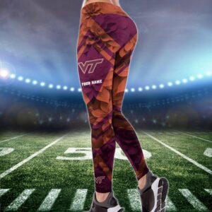 Personalized NCAA Virginia Tech Hokies Hoodie Leggings Casual Chic Duo Set 2