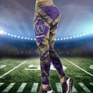 Personalized NCAA Washington Huskies Hoodie Leggings Casual Chic Duo Set 2