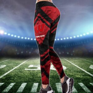 Personalized NCAA WisconsInBadgers Hoodie Leggings Casual Chic Duo Set 2