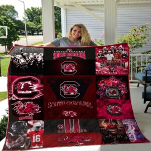 South Carolina Quilt Blanket Sporty Pride Warmth 1