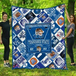 Tennessee State Tigers Quilt Blanket Cheerful Style Essence 1