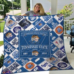 Tennessee State Tigers Quilt Blanket…