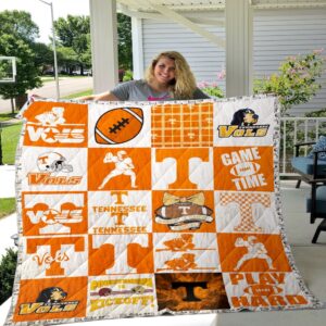 Tennessee Vols Quilt Blanket Elegant…