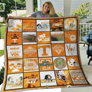 Tennessee Volunteers Quilt Blanket Stylish Campus Warmth 1