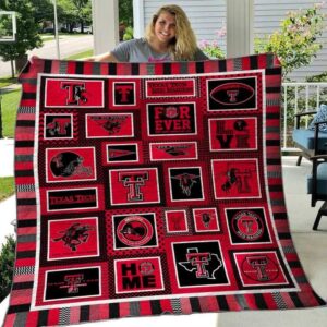 Texas Tech Red Raiders Quilt Blanket Sporty Essence Warmth 1