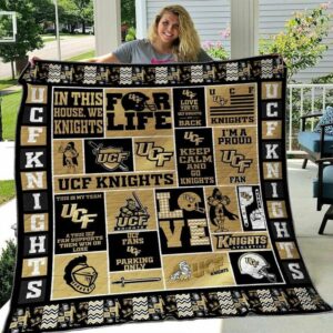 Ucf Knights Quilt Blanket Champion Spirit Snuggle 1