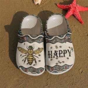 Valentine Crocs Clog Shoes, Bee…