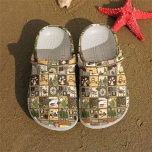 Valentine Crocs Clog Shoes, Camping…