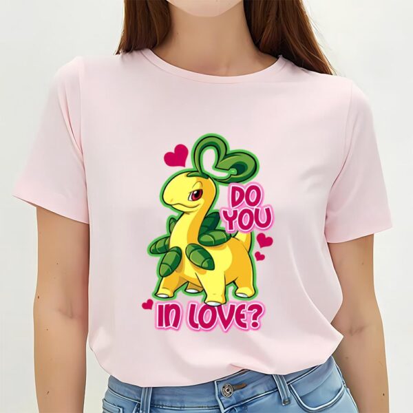 Valentines Womens Shirts, Anime Character Pokemon Happy Valentine’s Day T-shirt For Lover