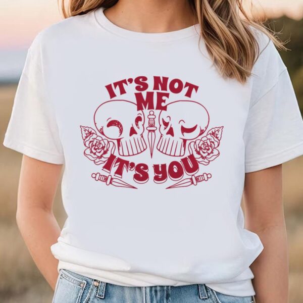 Valentines Womens Shirts, Anti Valentines Day Skulls T-shirt